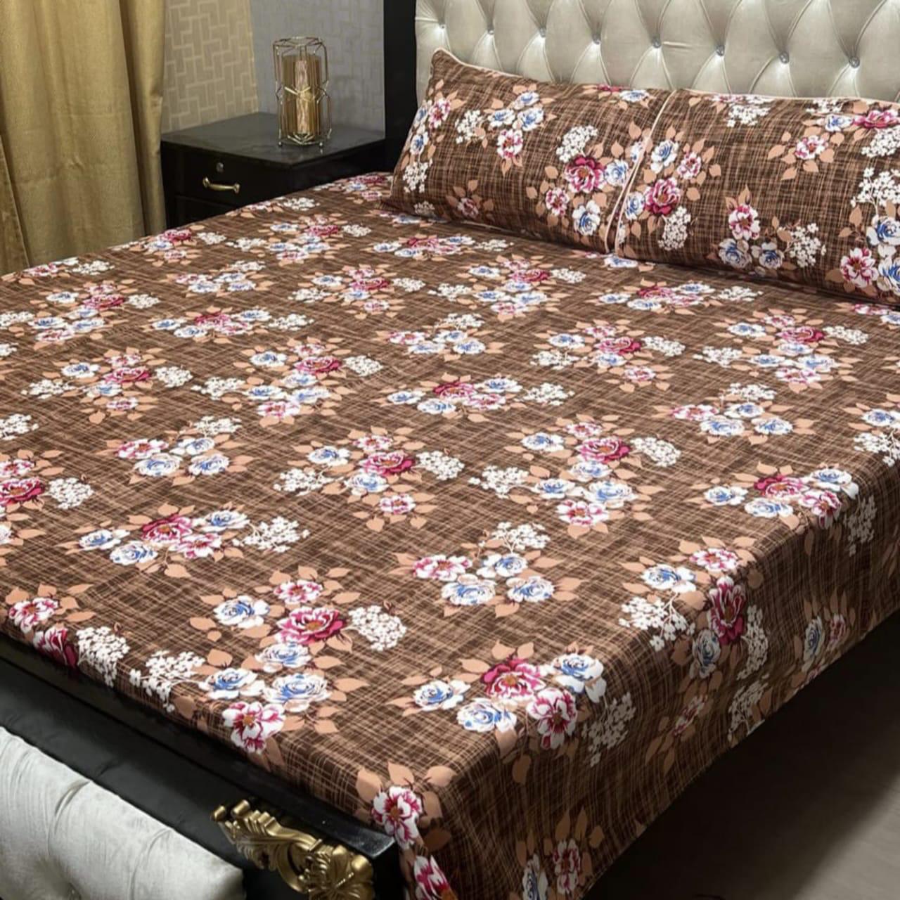 3D-Crystal Cotton Bedsheets