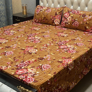 3D-Crystal Cotton Bedsheets