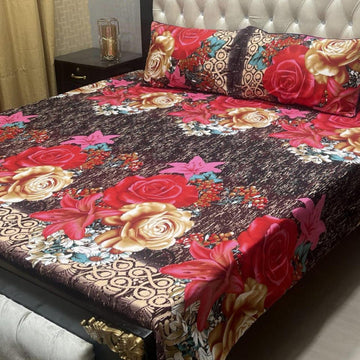 3D-Crystal Cotton Bedsheets